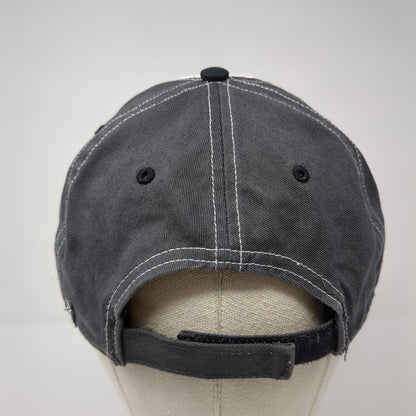 Plexus Worldwide Strapback Hat Gray One Size Adjustable Embroidered Richardson