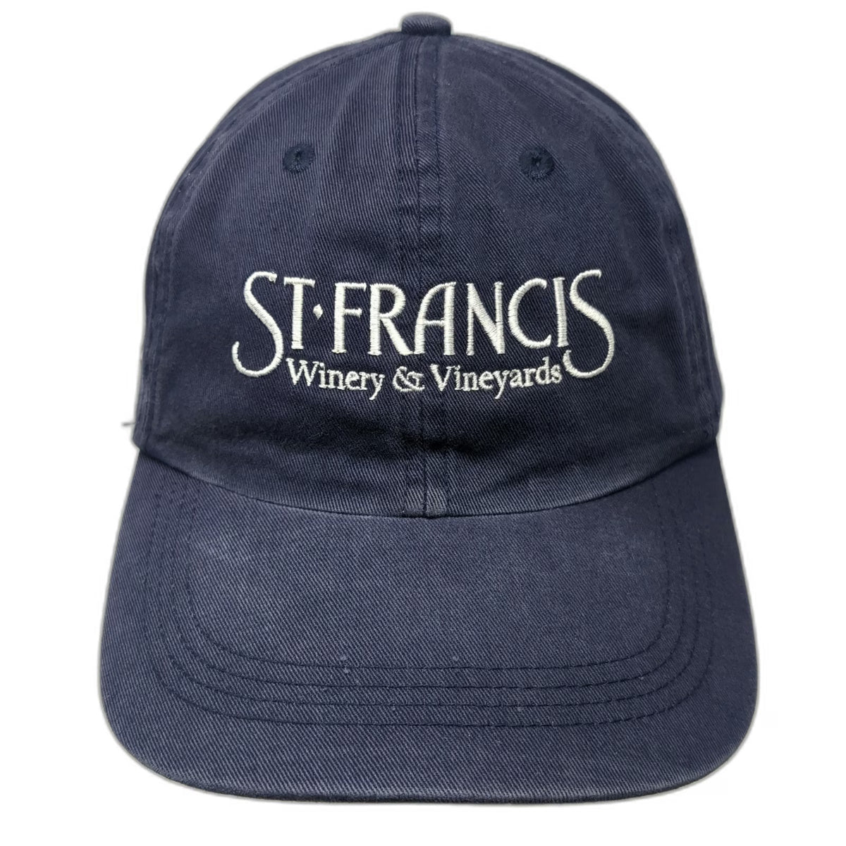 Ahead Baseball Cap Blue One Size St. Francis Winery Vineyards Est 1979 Hat