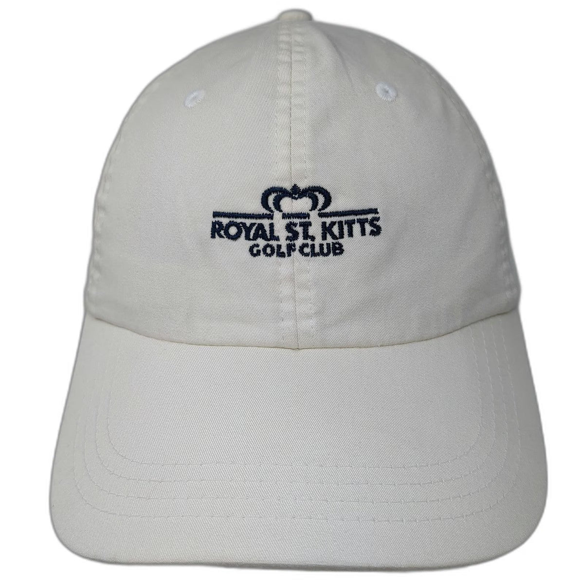 Ahead Royal St Kitts Golf Club Baseball Cap White One Size Lightweight Cotton