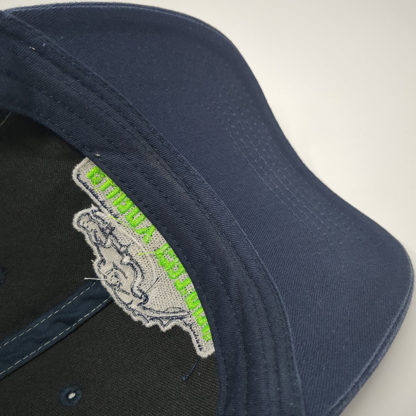 Shady Gators Strapback Trucker Hat Blue One Size Adjustable Mesh Back Sportsman