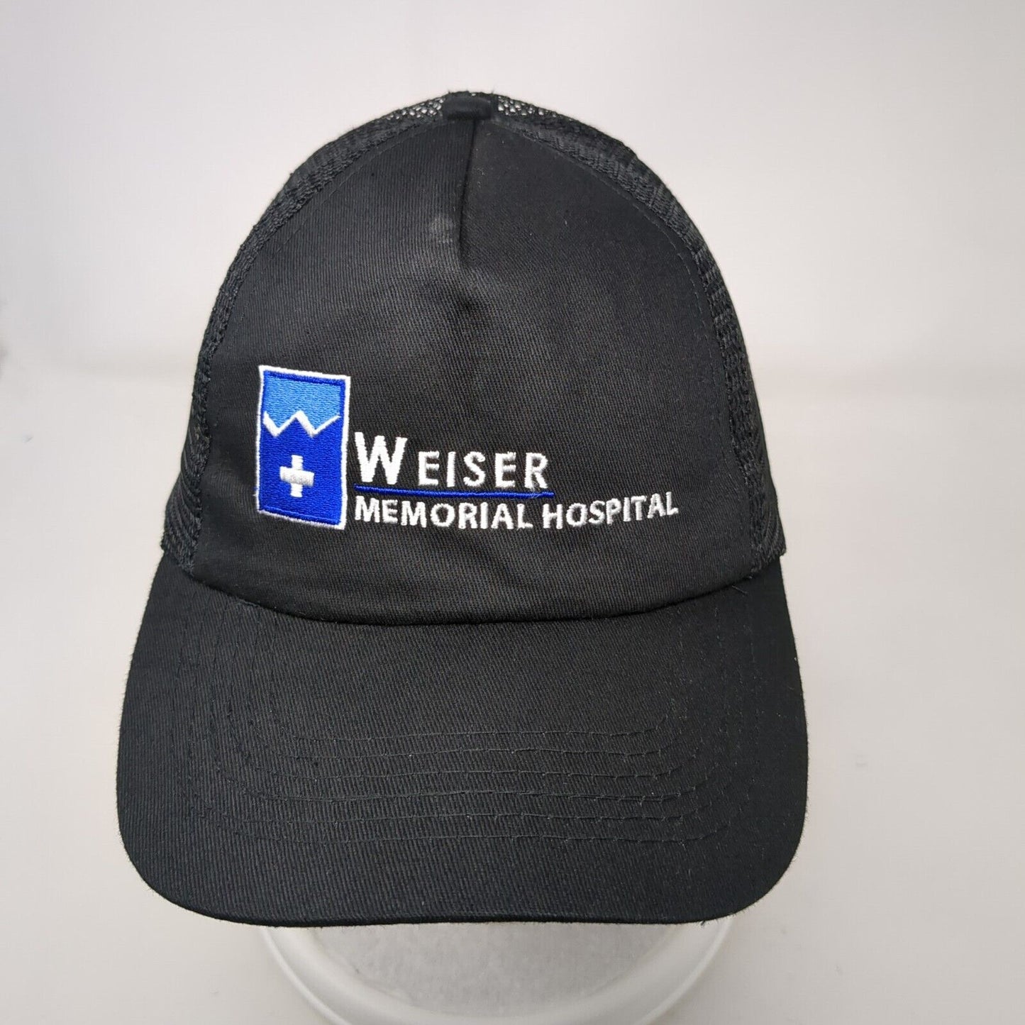 Weiser Memorial Hospital Snapback Trucker Hat Black OSFA Mesh Back Hit Wear