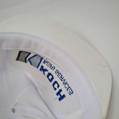 Head To Toe Trucker White One Size Koch Agri Services Rope Hat Slideback Blue