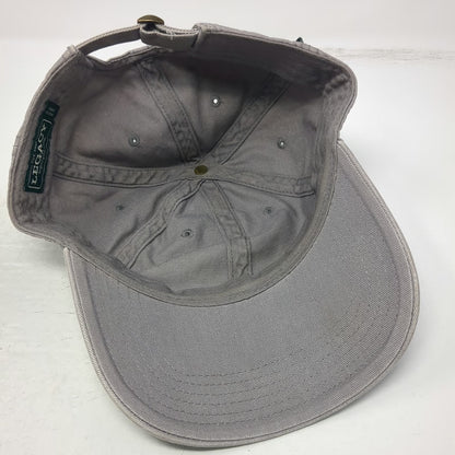Legacy Baseball Cap Gray One Size Unstructured Slideback Curved Brim Hat