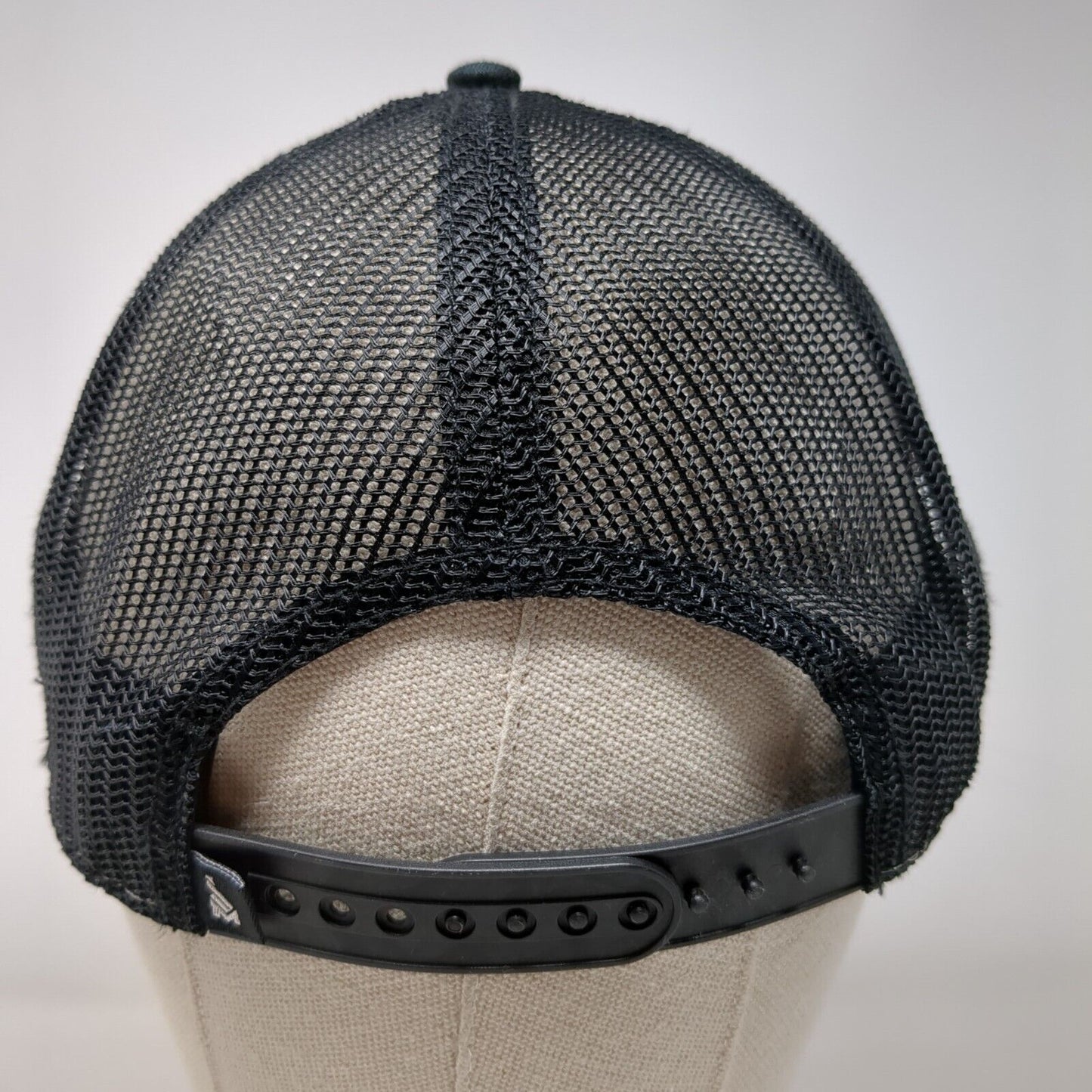 Mission43 Snapback Mesh Back Trucker Hat Black OSFM Colorblock