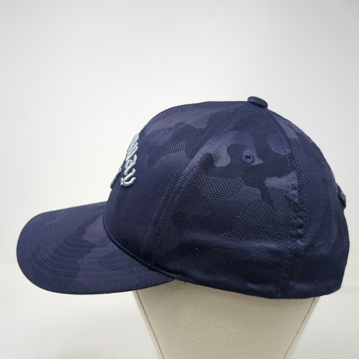 Callaway Snapback Blue Camo One Size Hat Flexfit 110 Chevron Golf Embroidery
