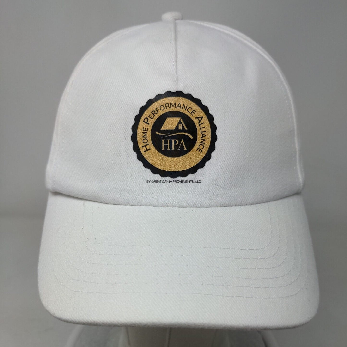 Home Performance Alliance Slideback Hat White One Size Adjustable Vista