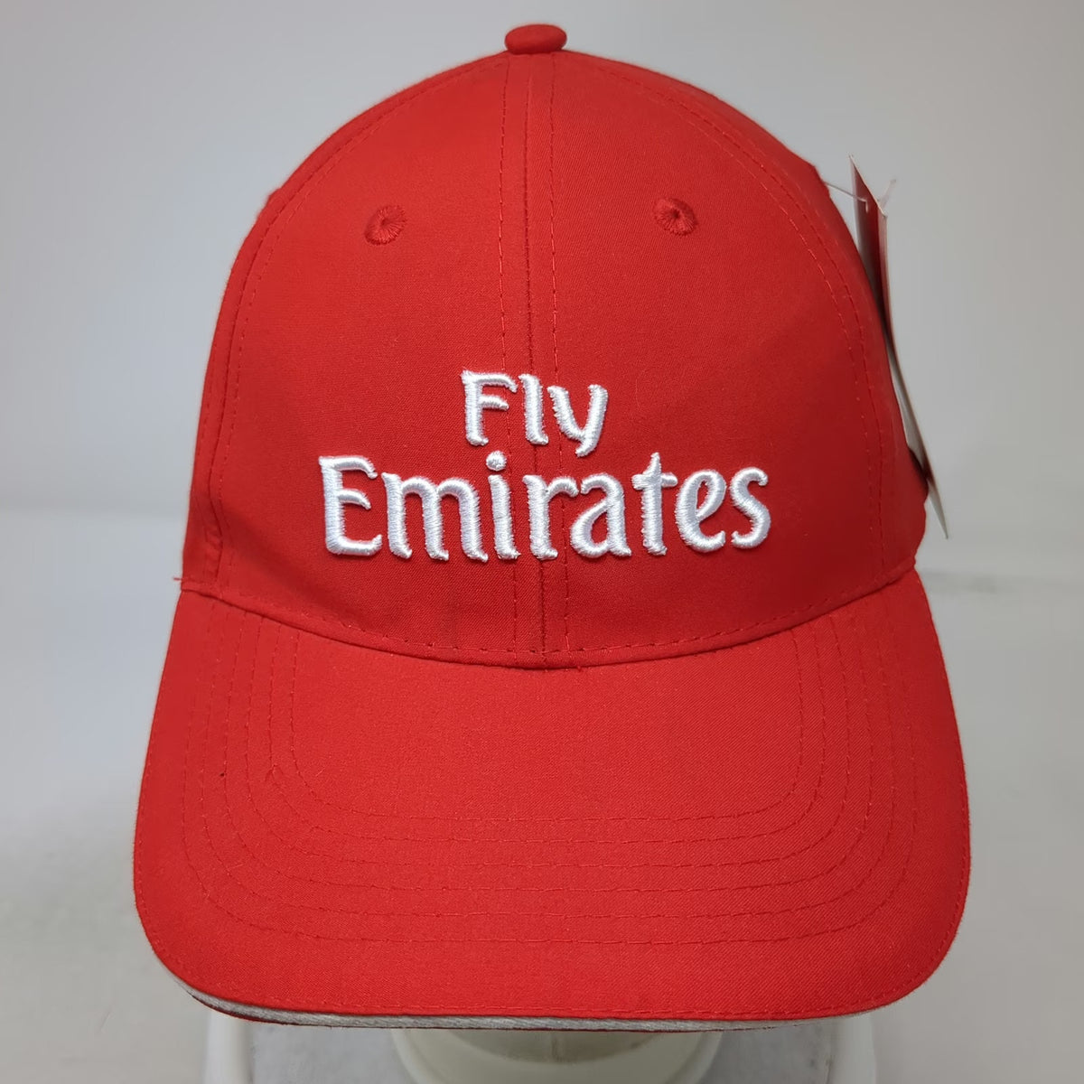 Emirates Baseball Cap Red One Size Embroidered Airline Sandwich Bill Travel Hat