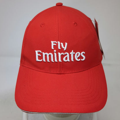 Emirates Baseball Cap Red One Size Embroidered Airline Sandwich Bill Travel Hat