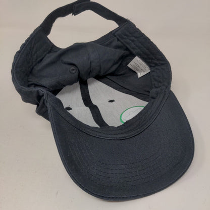 Whole Foods Market Blue OSFM Strapback Hat Adjustable Embroidered Vented Holes