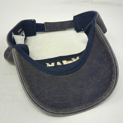 Headmost Visor Blue One Size McCall ID Idaho Embroidered Cotton Strapback Hat