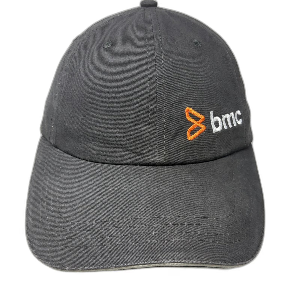 Cap America Baseball Cap Gray One Size BMC Logo Embroidered Cotton Strapback hat
