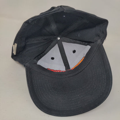AutoZone Strapback Hat Black One Size Adjustable Embroidered 6 Panel