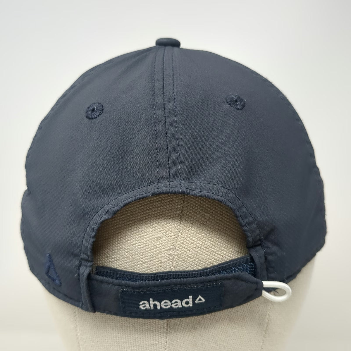 ahead Baseball Cap Blue One Size Peacock Staff Performance Adjustable Strap Hat