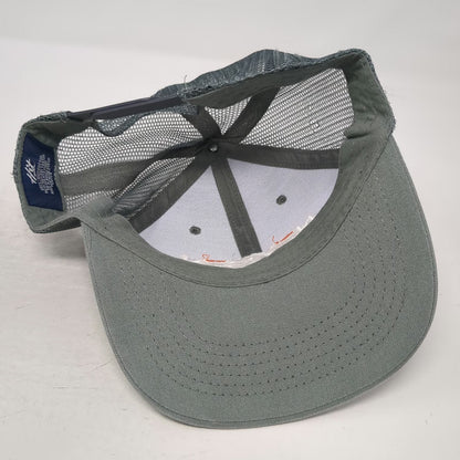 Hit Trucker Hat Gray One Size NexGen Embroidered Logo Mesh Back Snapback Cap