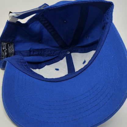 Town Talk Baseball Cap Blue OSFM Embroidered Quail Run Golf Club Logo Hat Cotton