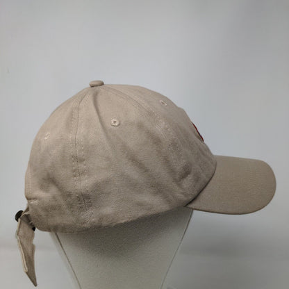Master Kush Twill Slideback Hat Tan OSFM Embroidered 6 Panel Vent Holes