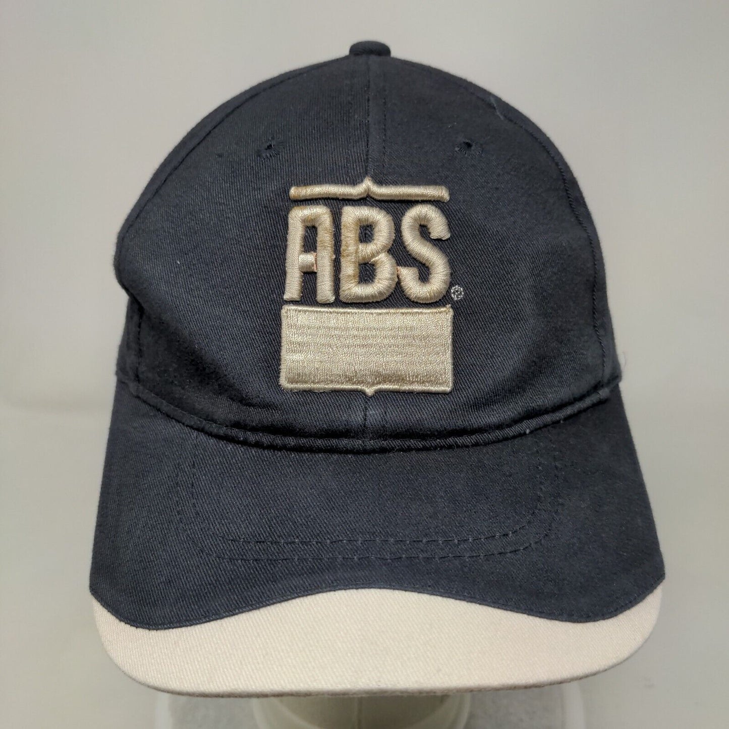 ABS Strapback Hat Blue One Size Embroidered Adjustable Cap America