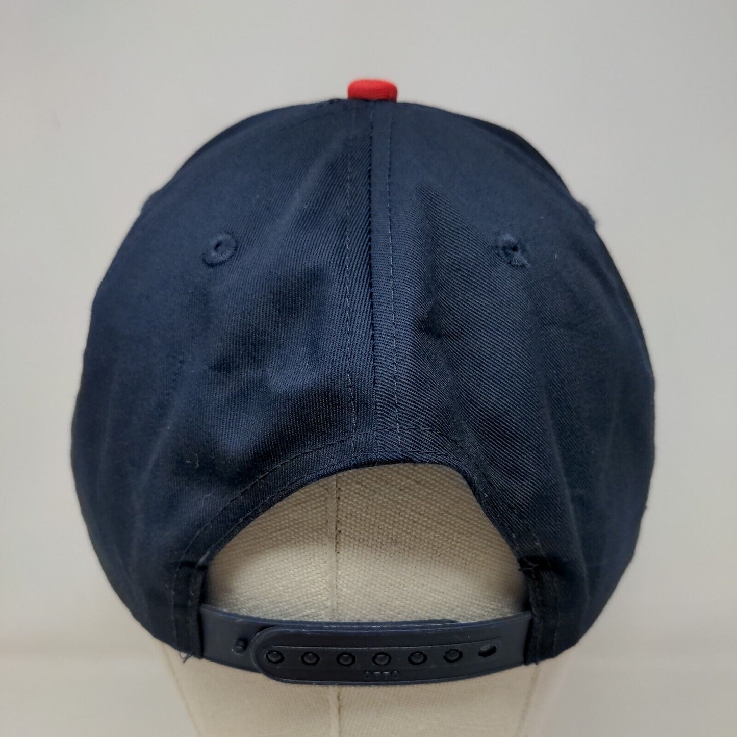 Otto Men's Snapback Hat Blue Red OSFM First Fleet Embroidered Logo
