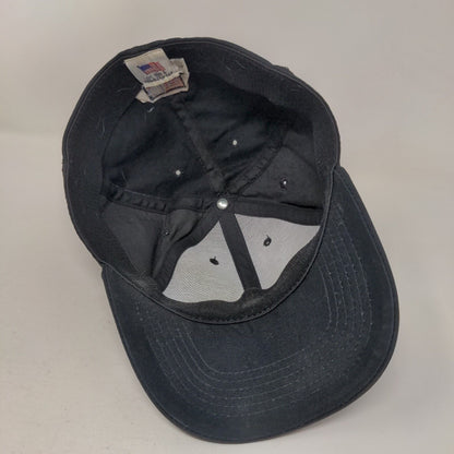 Liuna! Local 120 Fitted Hat Black Large Embroidered USA Flag Patriotic 6 Panel