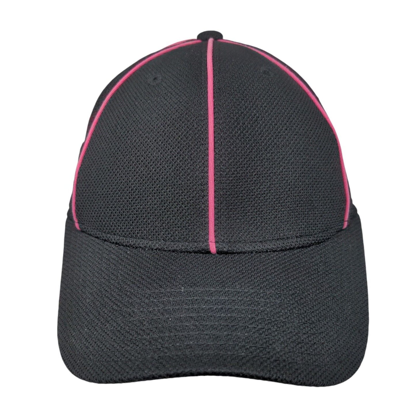 Adidas Cancer Awareness Fitted Hat Black S/M Lightweight Embroidered 6 Panel