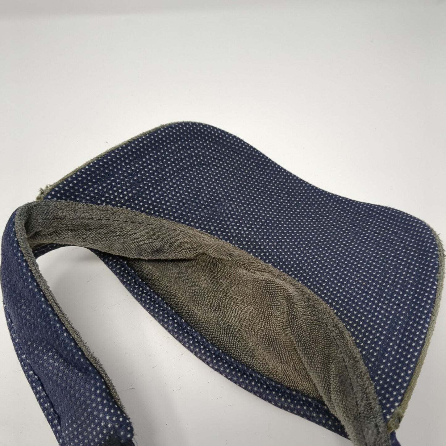 TYR Sport Slideback Sun Visor Cap Blue One Size Adjustable Embroidered Polyester