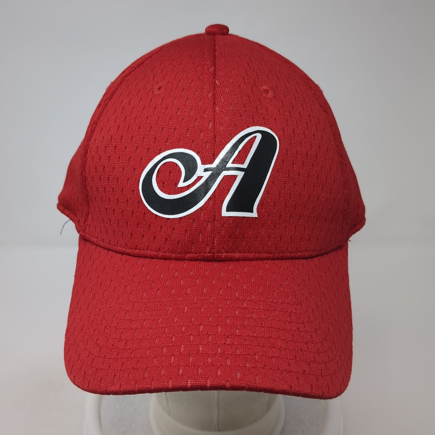 Letter A Fitted Hat Red XL Stretch Proflex By Outdoor Cap OC Sports