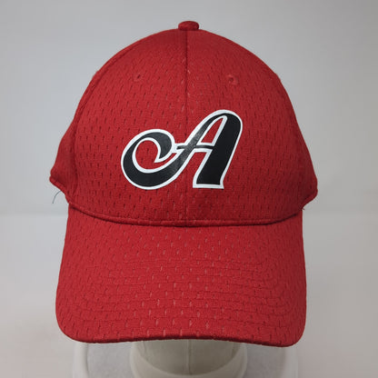 Letter A Fitted Hat Red XL Stretch Proflex By Outdoor Cap OC Sports