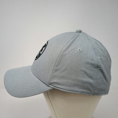 Under Armour Baseball Cap Gray XL Stretch Fit Circular Logo Patch Athletic Hat