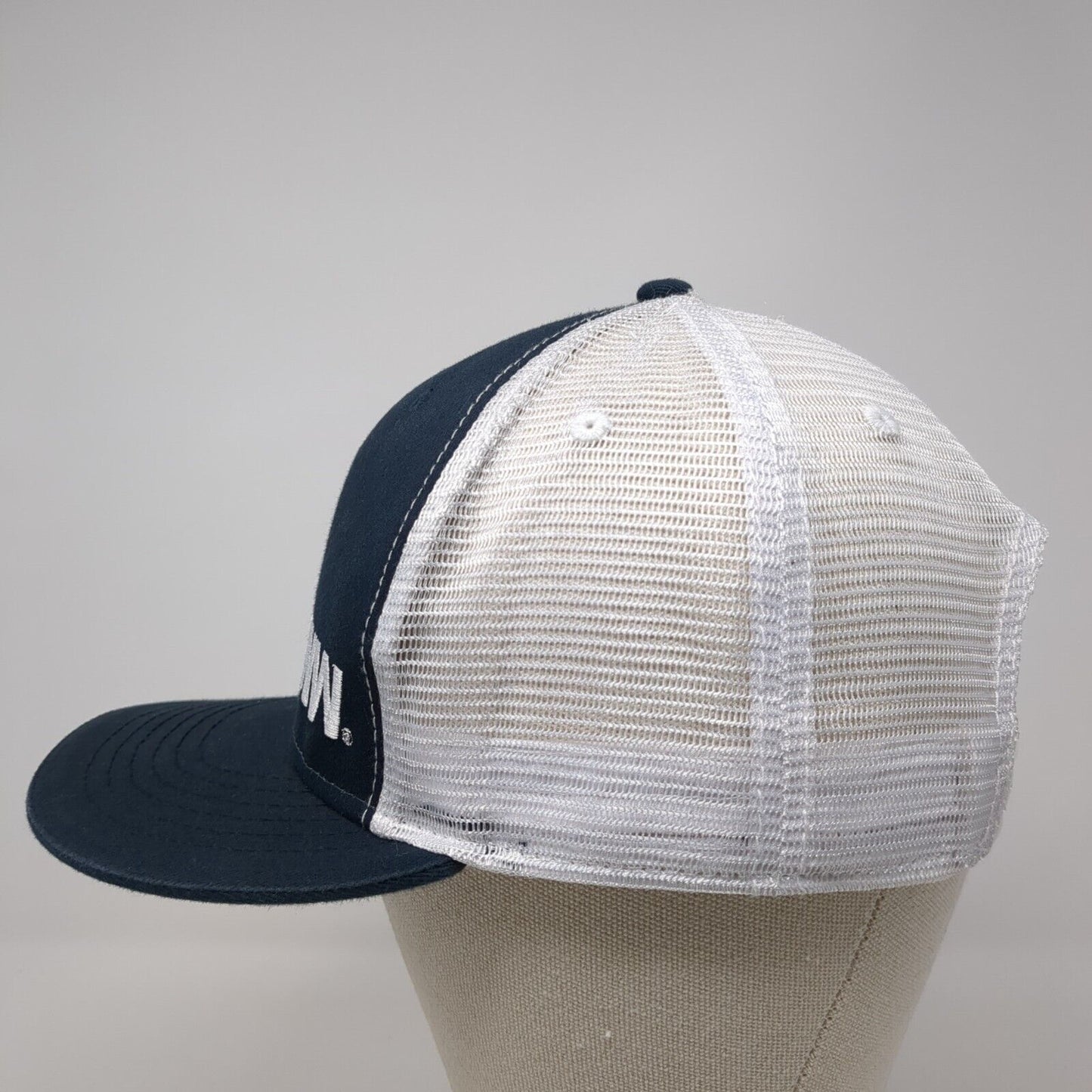 FNW Snapback Mesh Back Trucker Hat Blue OSFA Adjustable Embroidered