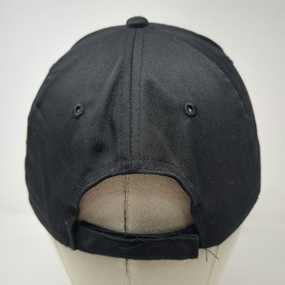 Big Custom Baseball Cap Black One Size ACME Logo Embroidered Strapback Hat