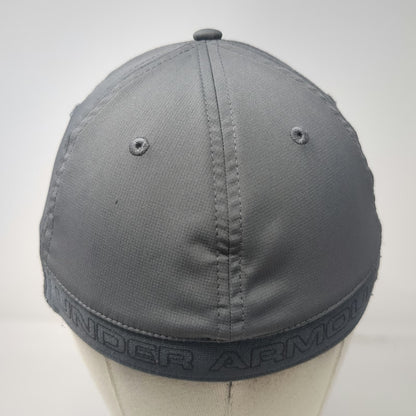 Under Armour Baseball Cap Gray L UA Storm Stretch Fit Performance Sport Hat
