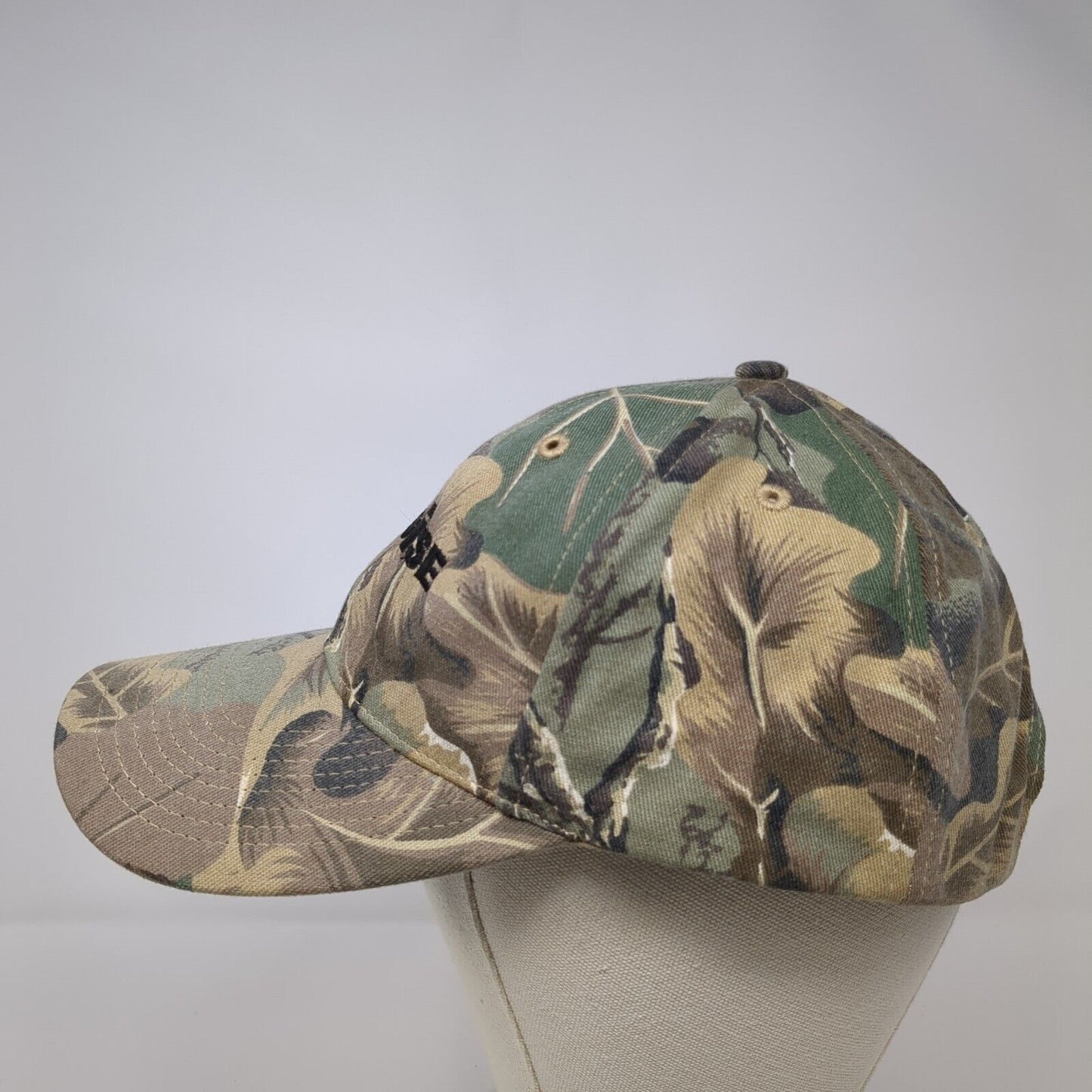 Boise Slideback Hat Camo OSFA Adjustable Embroidered 6 Panel Outdoor