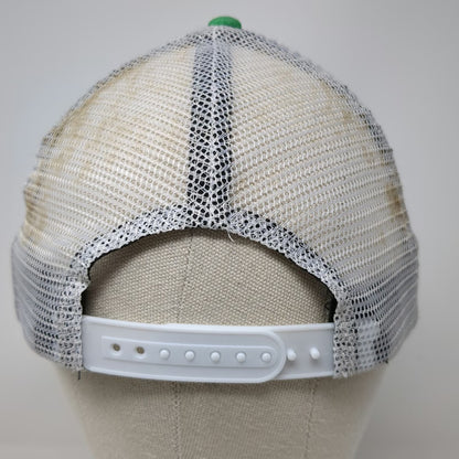 Green Trucker Hat One Size Ireland Flag Embroidered Mesh Back Snapback Cap