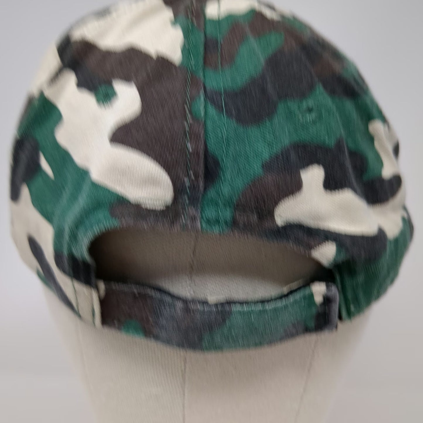 3 Cime Peruzzo Baseball Cap Green Camo One Size Strapback Cotton Bike Logo Hat