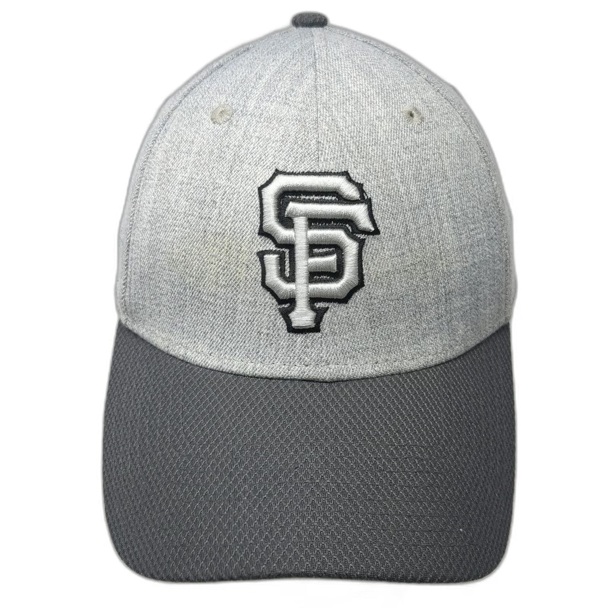 San Francisco Giants MLB New Era Baseball Cap Gray Black L 39THIRTY Stretch Fit
