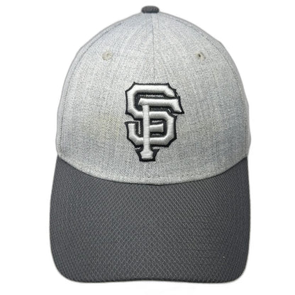 San Francisco Giants MLB New Era Baseball Cap Gray Black L 39THIRTY Stretch Fit