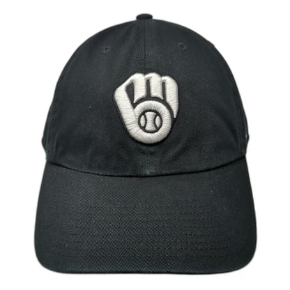 Milwaukee Brewers MLB '47 Baseball Cap Black One Size Embroidered Logo Hat OSFA