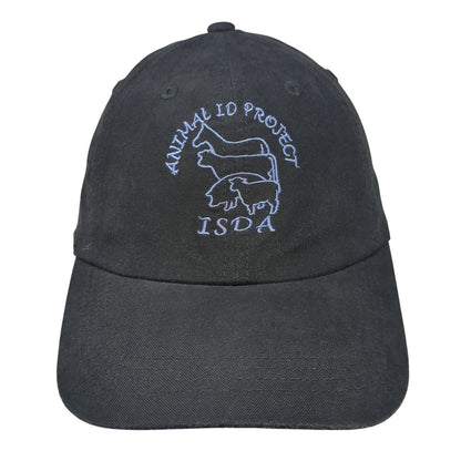 Animal ID Project ISDA Slideback Baseball Cap Black One Size Port Authority