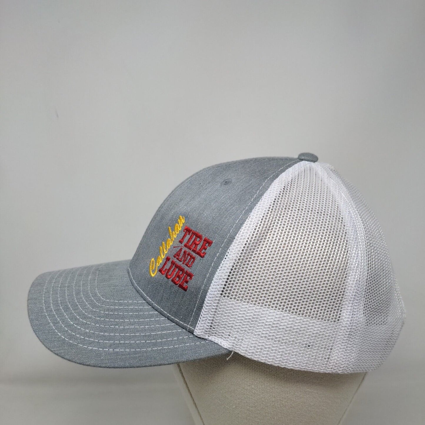 Callahan Tire And Lube Snapback Trucker Hat Gray One Size Colorblock