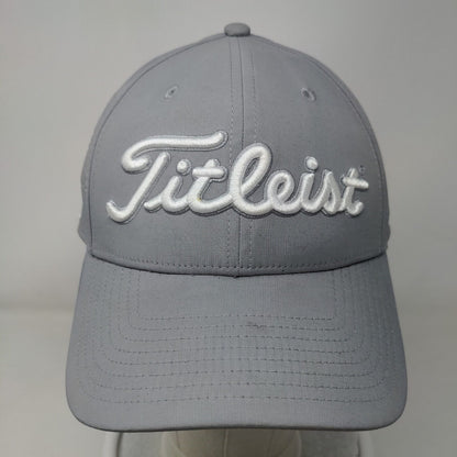 Titleist FJ Pro V1 Slideback Hat Gray One Size Embroidered Adjustable