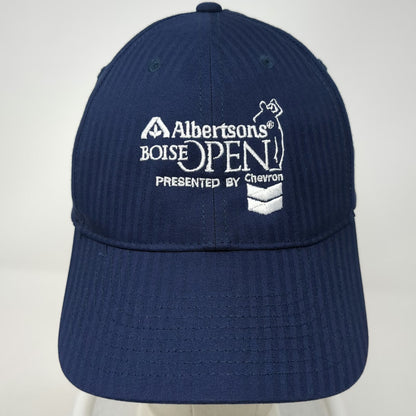 Nike Baseball Cap Blue One Size Albertsons Boise Open Golf Chevron DRI-FIT Hat
