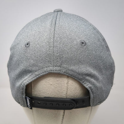 Puma 5 Panel Gray Hat One Size Snapback Golf Performance Adjustable Logo Cap