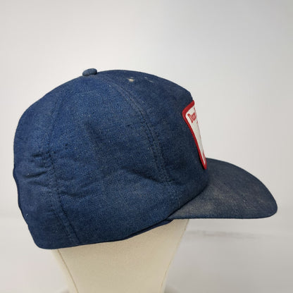Ace Hardware Dam Lumber Co American Falls Blue 5 Panel Hat OS Snapback Vintage