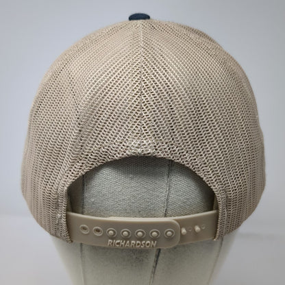 Richardson Trucker Hat Blue One Size Cape May Lewes Ferry Patch Mesh Snapback