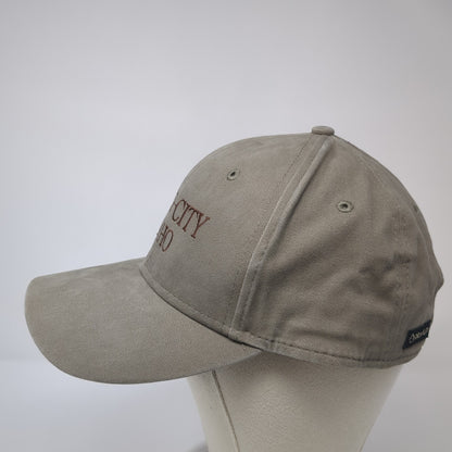 Silver City Idaho Baseball Cap Brown One Size Adjustable Embroidered Dri-Duck