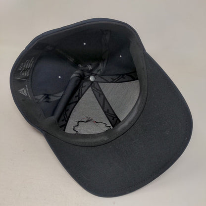 Warriors Fitted Hat Blue S/M Lightweight Embroidered 6 Panel Flexi Fit Delta