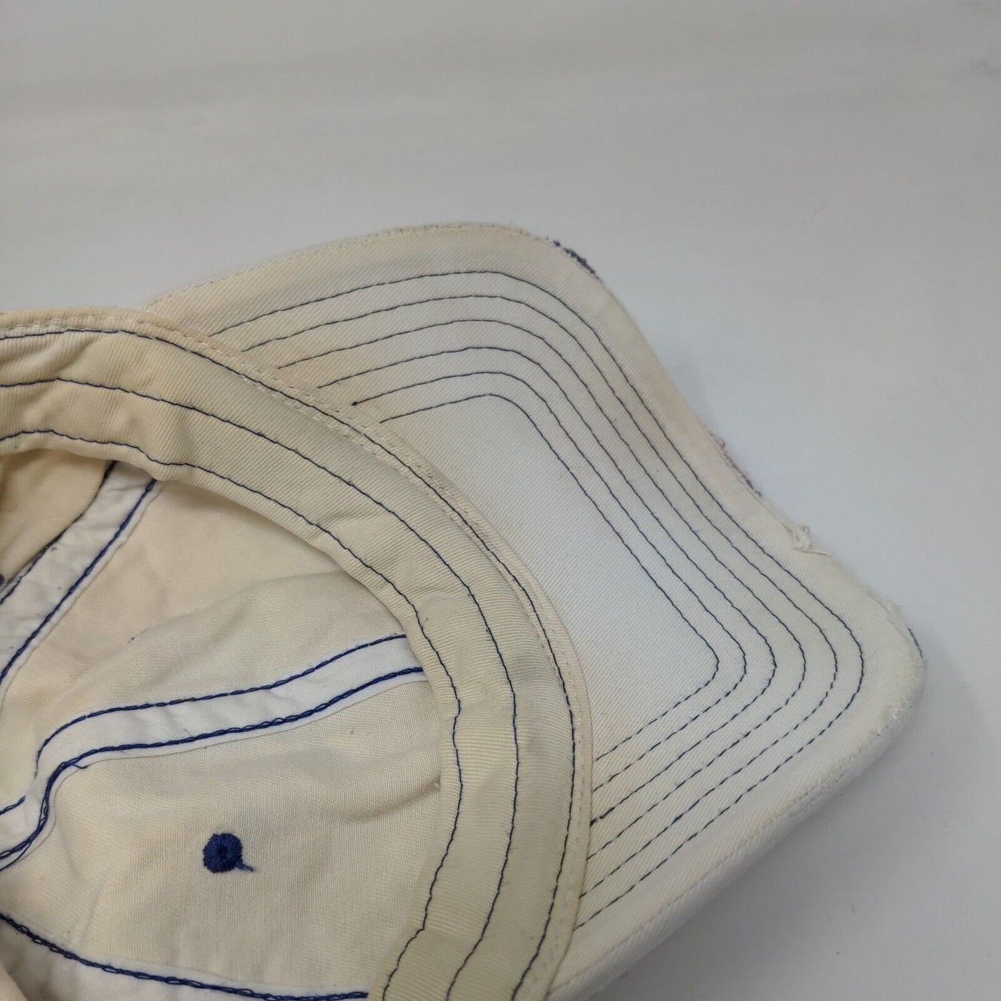 Ultimat Vodka Slideback Hat White OSFM Adjustable Embroidered Distressed 6 Panel