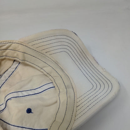 Ultimat Vodka Slideback Hat White OSFM Adjustable Embroidered Distressed 6 Panel