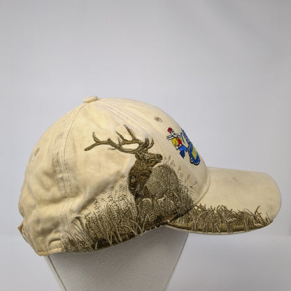 Marsing Hardware & Pump Strapback Hat Tan One Size Embroidered Dri Duck