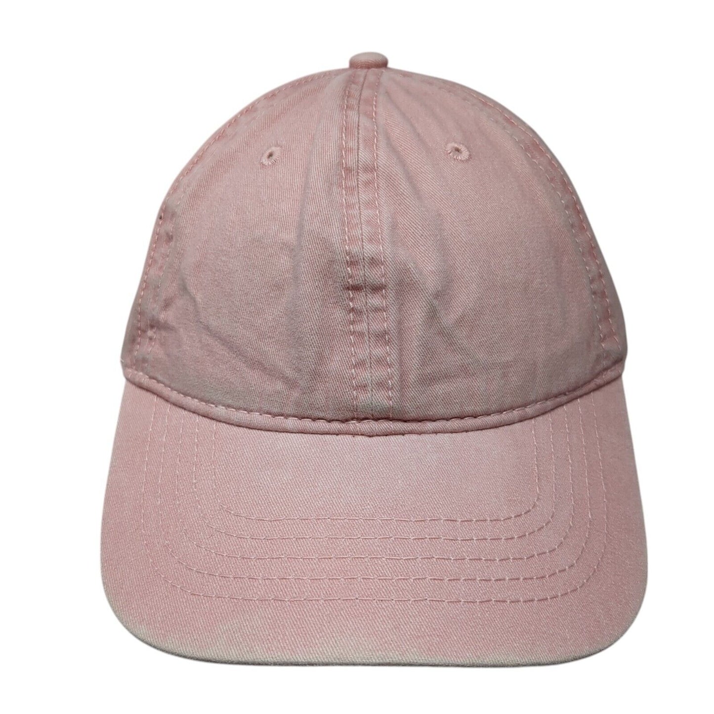Unbranded Slideback Hat Pink One Size Solid Adjustable Blank 6 Panel
